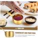 Zerodeko Metal Bowls 2pcs Sauce Milk Cup 304 Stainless Steel Sauce Plate Household Milk Warmer Pot 8.5X5.3X3.2CMx2pcs Goldenx2pcs - Buy Online on SooperMarket.com