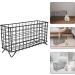 POPETPOP Metal Rabbit Hay Feeder - Convenient Iron Bunny Cage Accessory - Buy Online on SooperMarket.com