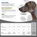 BONTHEE Dog Muzzle Mesh Soft Muzzle for Small Medium Large Sized Dogs Breathable Reflective Adjustable Puppy Muzzles with Collar for Scavenging Grooming Biting Chewing Allows Panting and Drinking XXL - Buy Online on SooperMarket.com