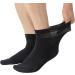 Yomandamor Men's Diabetic Socks 5-Pair Pack - Coolmax Ankle Socks with Arch Support, Size 10-13, Black - Buy Online on SooperMarket.com