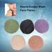 5 Colors Round Konjac Wash Face Flutter Natural Facial Care Cleansing Gently Facial Puff for Home Gift - Buy Online on SooperMarket.com