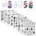 KAD Nail Stamping Plates 8pcs Templates Nail Art Plates set Chinese Style Series