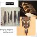 30Pcs Natural Turkey Spotted Feathers for DIY Crafts and Decor - 6-8 inch (3 Styles) - Buy Online on SooperMarket.com
