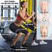 Hurdilen Exercise Loop Bands Resistance Bands Set with 3 Resistance Levels of Workout Bands and Carrying Case and Workout Manual Support for Gym Pilates Yoga Crossfit Muscle Building etc. (Black Grey Light Grey) - Buy Online on SooperMarket.com