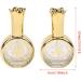 Yawdil 20ml Refillable Sample On Container Perfume Essential Gold Bottles Crystal Bottles Oil Glass Gold Electroplated Decorative Travel Empty Mini Carved Liquid Pressed Glass Bottle One Color RY0691 - Buy Online on SooperMarket.com