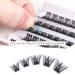 Lash Clusters 54 Pcs with Tweezers | C/CC/D Curl | Reusable DIY Eyelash Extension Kit | 10/12/14/15/16mm Length | Soft Comfortable False Eyelashes - Buy Online on SooperMarket.com