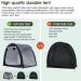 Outdoor Portable Bike Cover Tent for 4 Bikes | Waterproof PU4000 Cloth | Durable 210D Oxford Fabric | Large Dark Grey | Includes Travel Bag - Buy Online on SooperMarket.com