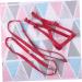 Balacoo Flight Harness for Cockatiels Parrot Harness Training Parrot Bird Harness Parakeet Cinch Belt Birdemic Parrot Accessories Birds Leash Bird Collars Small Parrot Strap Red - Buy Online on SooperMarket.com