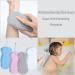 4Pcs Ultra Soft Bath Body Shower Sponge Set | Exfoliating Dead Skin Remover with Sticky Hooks | Ideal for Pregnant Women, Adults, Children | Pink Blue Gray White - Buy Online on SooperMarket.com
