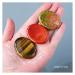 Thumb Worry Stone for Anxiety Natural Crystals Pink Crystal Amethyst Tiger Eye for Stress Relief Meditation(Unakite) - Buy Online on SooperMarket.com