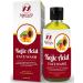 Kojic Acid Face Wash Liquid Soap Facial Cleanser 4oz Natural Brightening Skin Cleansing Dark Spot Corrector Acne Scar Remover with Turmeric Fresh Tropical Mango Papaya Scent Made in the USA