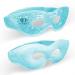 CONBELLA Gel Eye Mask with Eye Holes- Hot Cold Compress Pack Eye Therapy | Cooling Eye Mask for Puffy Eyes Dry Eyes Headaches Migraines Sinus Dark Circles - Reusable Eye Face Mask (6 Blue)