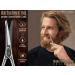 Professional Solingen Beard & Mustache Shears - Premium Hair Scissors with Rounded Tips for Beard Ear & Nasal Hair Care - Made in Germany - Buy Online on SooperMarket.com