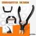 Podiatrist Toenail Clippers Heavy Duty Ingrown Toenail Clippers Thick Nail Clippers J2 Grade Stainless Steel Podiatry Ingrown Toenails Safe Tools (Black 5.5 Inch) Black 5.5 Inch - Buy Online on SooperMarket.com