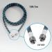 SAGUD 10ft Nylon Braided Airbrush Hose with 1/8 Size & Adapter for Most Airbrush Kits - Buy Online on SooperMarket.com