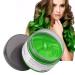 Temporary hair wax color ochilima hair wax hairstyle dye sludge natural ingredients Washable hair styling cream for men women color wax 120g /4.23 ounces (green)