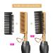 Ceramic Electric Hot Comb Hair Straightener - 3-in-1 Curling Iron for Natural Black Hair, Beard, Wigs - Holiday Gift - Gold - Buy Online on SooperMarket.com