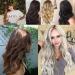 prinfantasy Cruly Hair Extension Fiber Line Metal buckle Adjustable Invisible Long Wavy Seamless NO Clips in 22inches Hairpiece for Gift Daily Party Cosplay Use MW237 GBMW237 22 inch - Buy Online on SooperMarket.com
