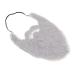 Gray Fake Beard with Elastic Band - Lightweight & Soft Plush for Parties & Festivals | Perfect Trick Prop - Buy Online on SooperMarket.com