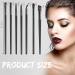 7-Piece Eyeliner Brushes Set for Precision Makeup Application | Gel & Liquid Eyeliner Brushes, Slanted Eyebrow Brush, Fine Bent Eyeliner Brush, Eyeshadow Brushes - Buy Online on SooperMarket.com