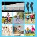 TUOY Kids Youth Elbow/Knee Pads Padded Compression Arm/Knee Sleeve for Football Basketball Baseball Soccer Protector Gear (1 Pair) X-Large Knee Pads - Buy Online on SooperMarket.com
