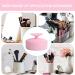 Wontool Makeup Brush Cleaning Mat | Silicone 4 in 1 Cleaning Bowl and Mat Portable Washing Tool Cosmetic Brush Cleaner for Easy Cleaning Pink - Buy Online on SooperMarket.com