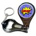 BadgeBeast.co.uk Kablam! - Key Ring Bottle Opener and Nail Clipper