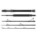 PENN Regiment III Travel Boat Rod Saltwater Sea Fishing Rod Multi-Section Protective Cordura Transport Tube 2.13m |20-30lb