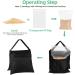 Aqirui Photography Sandbag Saddlebag for Photo Video Studio Stand Backdrop Stand Outdoor Patio Sports Transparent PP Bag and Clips Included 2 Packs - Buy Online on SooperMarket.com