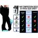 Physix Gear Sport Compression Socks for Men & Women - Set of 3 (Black/Blue, Black/Grey, Black/Pink) - L-XL Size - Buy Online on SooperMarket.com