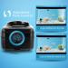 Nobleza Quiet 8W Aquarium with Double Valve & Adjustable Air Pump Efficient 2*3.5L/MIN Oxygen Supply - Buy Online on SooperMarket.com