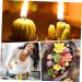 3pcs Silicone Mold Candle Molds Soap Mold Simulation Succulent Plants Molds Aromatherapy Candle Mold Handmade Soap Making Mold Scented Candle Mold Silica Gel Epoxy Abrasives Transparent 4.9X4.5X2.9CM - Buy Online on SooperMarket.com