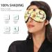 Haskirky Light Blocking Eye Mask for Adults - Breathable, Adjustable, Perfect for Travel, Yoga, Meditation, Office, and Deep Sleep - Sunflower Butterf - Buy Online on SooperMarket.com