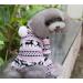 Shop Ranphy Soft Velvet Reindeer Hoodie for Small Dogs & Cats - Cozy Jumpsuit for Puppies (30cm Back 42cm Chest) - Unisex Pet Clothing - Buy Online on SooperMarket.com