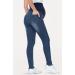 PACBREEZE Maternity Jeans Over Belly Slim High Waist Denim Pants, Ripped Indigo Blue XXL - Buy Online on SooperMarket.com