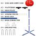 JOYIN Flying Disc Game Set - Outdoor Polish Horseshoes Set with Flying Discs, Bottle Stands, Carry Bag - Yard Games for Adults & Kids - Buy Online on SooperMarket.com