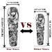 Waterproof Full Arm Temporary Tattoos 8 Sheets + Half Arm Shoulder Tattoo 8 Sheets - Extra Large Lasting Tattoo Stickers for Men and Women | 22.83X7.1 - Buy Online on SooperMarket.com