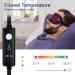 Heated Eye Mask for Dry Eyes - 100% Silk Sleep Mask with Adjustable Temp and USB Port for Puffy Eye Relief - Electric Dry Eye Relief Mask in Blue Color - Buy Online on SooperMarket.com