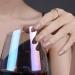 DANNI & TONI 28 Stickers Semi Cured Gel Nail Polish Strips Gel Nail Stickers Solid Colour (Allure Love) Salon-Quality Gel Nail Polish Strips Manicure Stickers Set