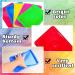10 Pack Multicolor Plastic Art Trays - 14 x 10 Inch - for Arts and Crafts DIY Projects - Buy Online on SooperMarket.com