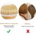 Saunnihen 43cm Bamboo Back Brush - Natural Bristle Shower & Dry Brush for Dead Skin & Cellulite Removal | International Shipping - Buy Online on SooperMarket.com