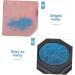 BELLIFFY Glitter Eyeshadow Palette DIY Shiny Eyeshadow Plate Eyeshadow Single Shadow Green Plastic - Buy Online on SooperMarket.com