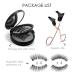 Reusable Magnetic Eyelashes 4 Pairs - Natural Look 3D False Lashes Extension Kit with Applicator Tweezers - Buy Online on SooperMarket.com