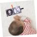 Ibasenice 4-Piece Fabric Book Set | Soft Black & White Learning Toys for Babies & Toddlers | Peach Skin Baby Books - Buy Online on SooperMarket.com