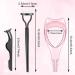 7-Piece Eyelash Mascara Tool Set for Women - Applicator, Lash Guard, Comb Separator, Curler, Tweezers - Black Pink - Buy Online on SooperMarket.com