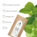 Organic Lemon Balm Tea - Premium 100g Cut Leaves | Best Herbal Tea for Relaxation & Wellness - Buy Online on SooperMarket.com