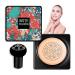 Air Cushion CC Cream Mushroom Head Foundation BB Cream Foundation Makeup Moisturizing CC Cream Liquid Foundation Lasting Matte Concealer Foundation Even Skin Tone Suitable for All Skin(Natural) Difu a