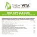 GreatVita Organic Apple Cider Vinegar (2 x 500 ml) - Naturally Cloudy & Unfiltered with Mother - International Shipping Available - Buy Online on SooperMarket.com