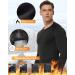 Men's Thermal Compression Shirt Fleece Lined Long Sleeve Athletic Base Layer - 5 Pack Large - Buy Online on SooperMarket.com