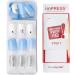 KISS imPRESS Press-On Manicure I'd Rather Be Short Length Square with PureFit Technology Includes Prep Pad Mini File Cuticle Stick and 30 Fake Nails - Buy Online on SooperMarket.com